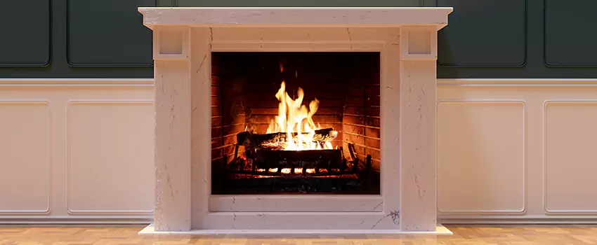 Decorative Electric Fireplace Installation in Mission, Texas