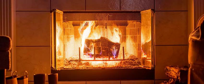 Mendota Hearth Landscape Fireplace Installation in Mission, Texas