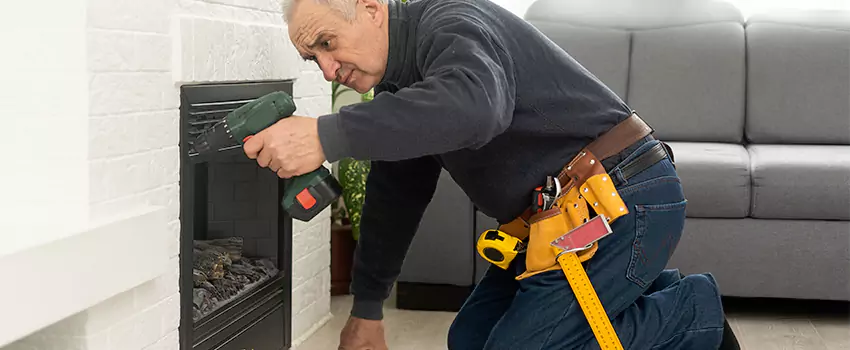 New Indoor Fireplace Installation in Mission, Texas